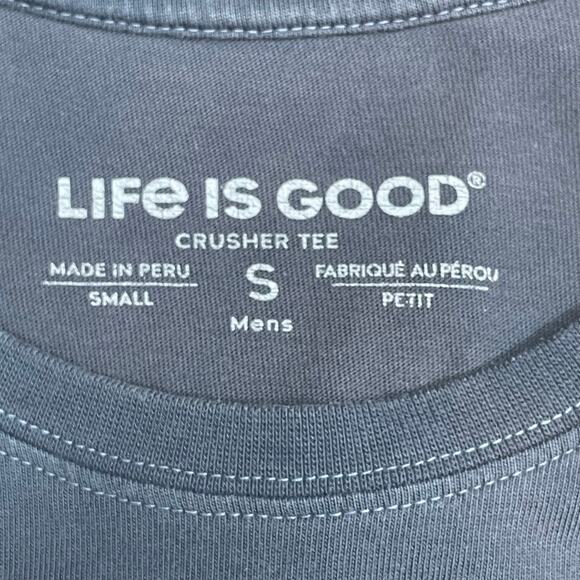 Life Is Good Men’s Feelin’ Lucky Cloverscape Short Sleeve Crusher Tee Size Small - Picture 5 of 8